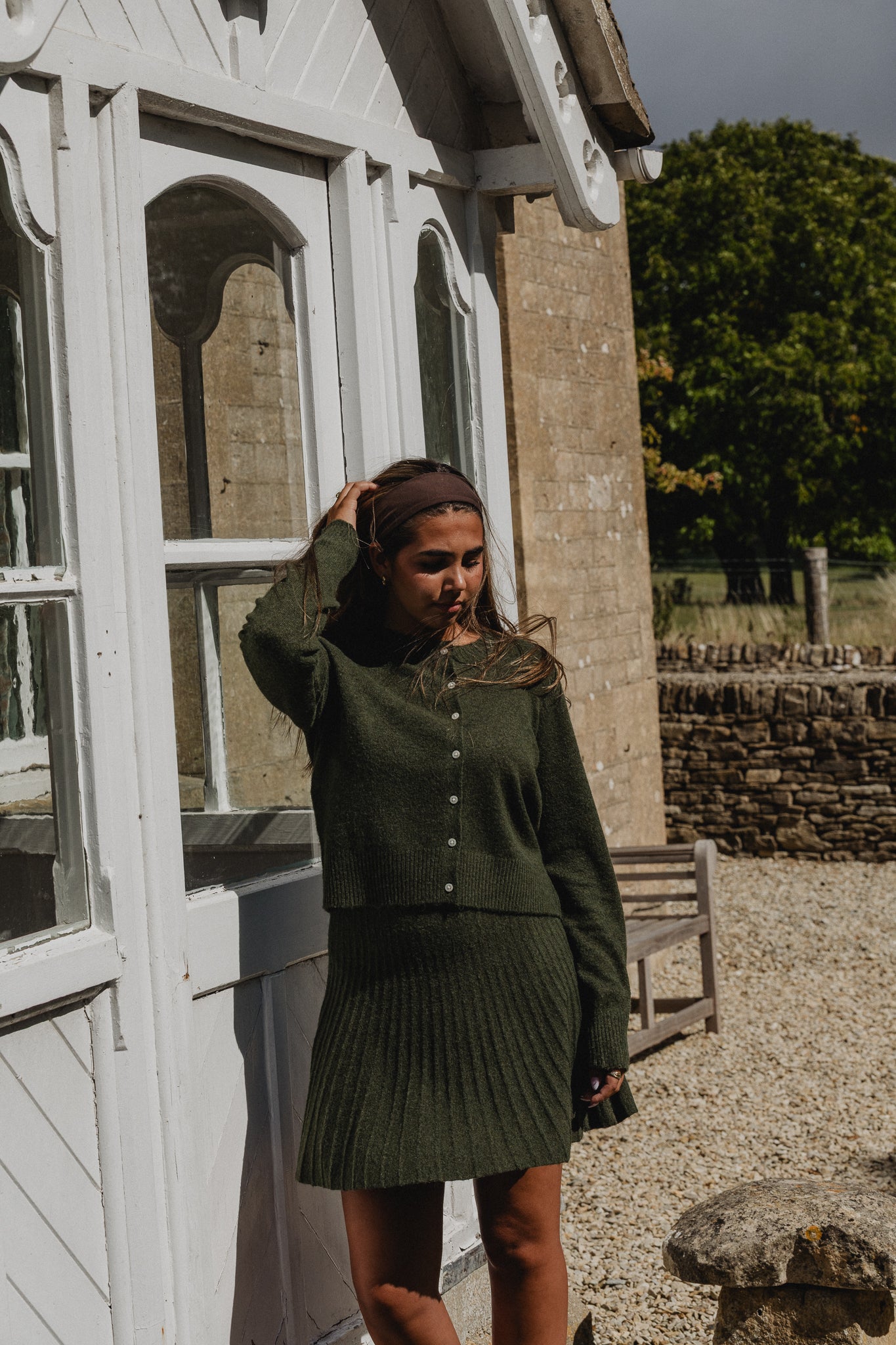 VMMACY Knit Cardigan - Grape Leaf